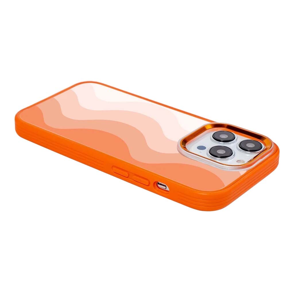 MagSafe iPhone 14 Pro Orange Wave Case