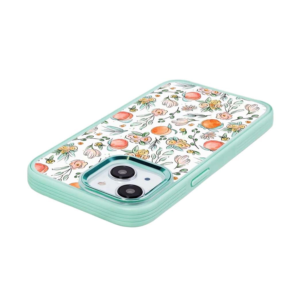 MagSafe iPhone 14 Plus Teal Peachy Case