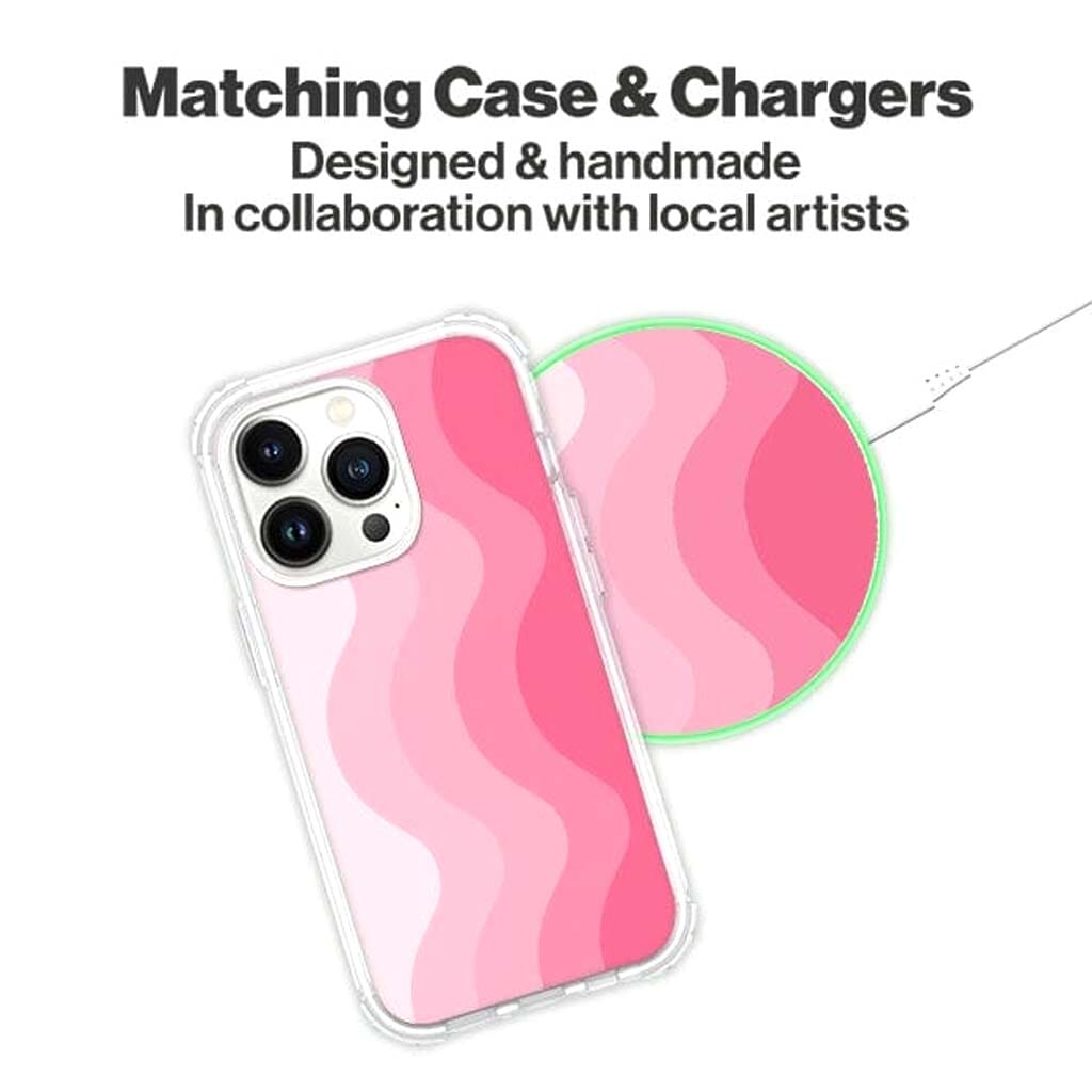 Pink Wave - Wireless Charging Pad