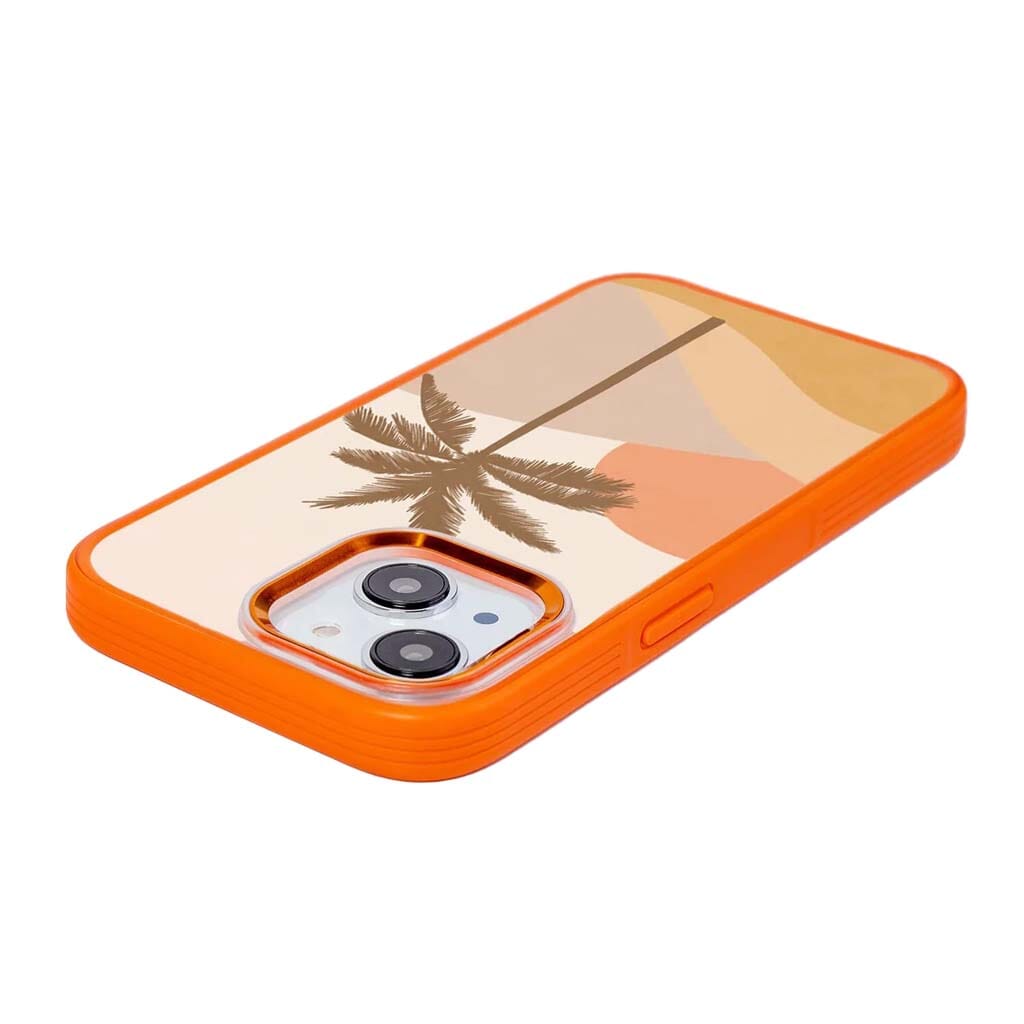 MagSafe iPhone 14 Orange Leaf Case