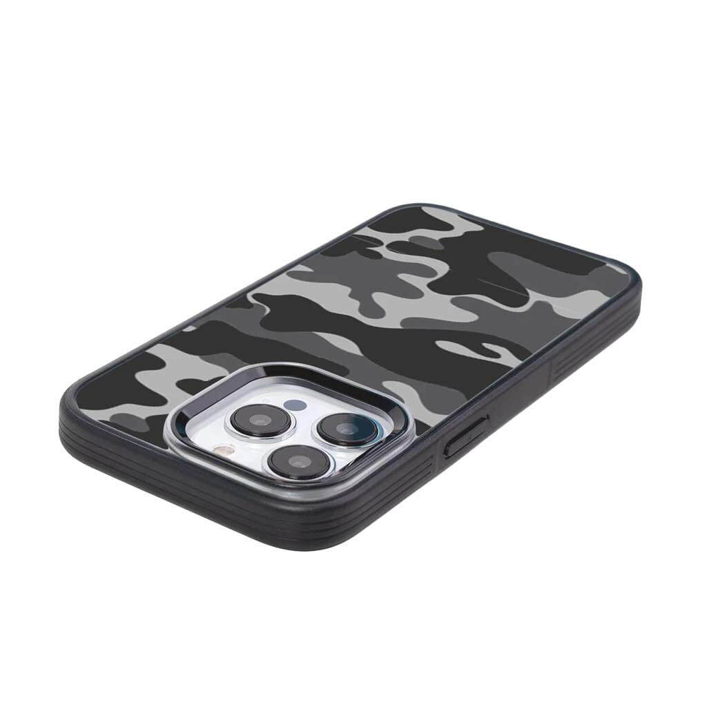 MagSafe iPhone 14 Pro Black Camo Case