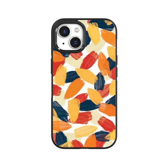 iPhone 15 Case With MagSafe - Orange Abstract