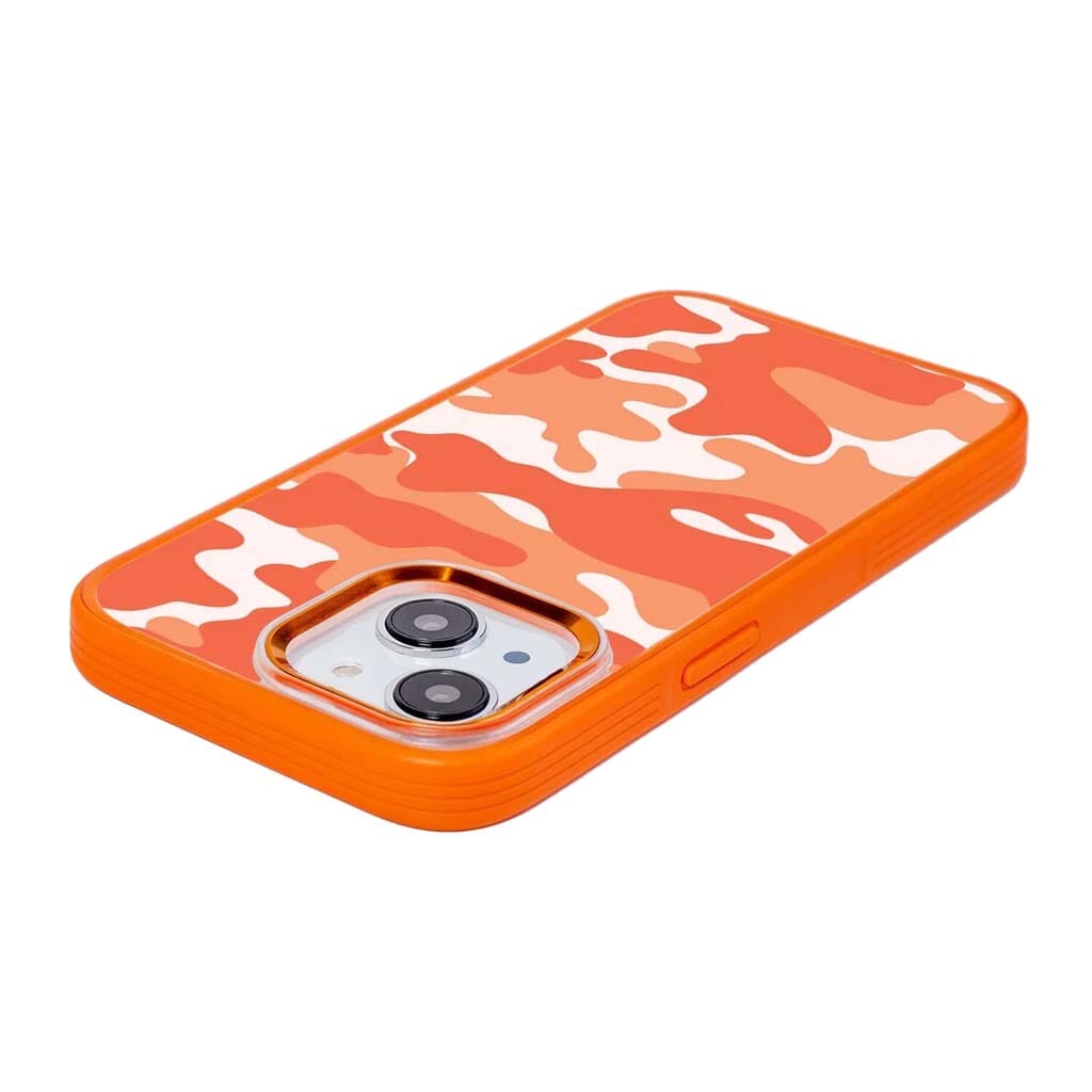 MagSafe iPhone 14 Plus Orange Camo Case