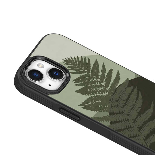 iPhone 15 Case With MagSafe - Green Leaf