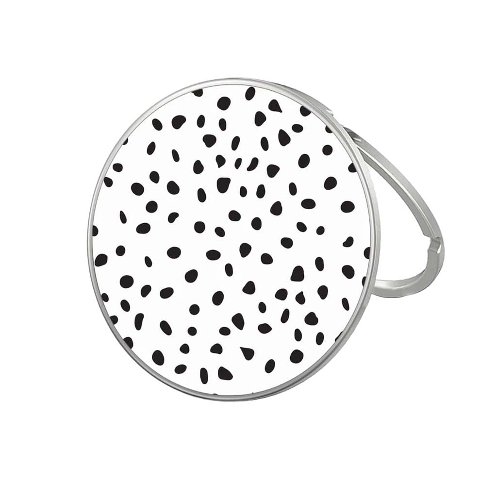 White Polka Dots Pattern - MagSafe Wireless Charger
