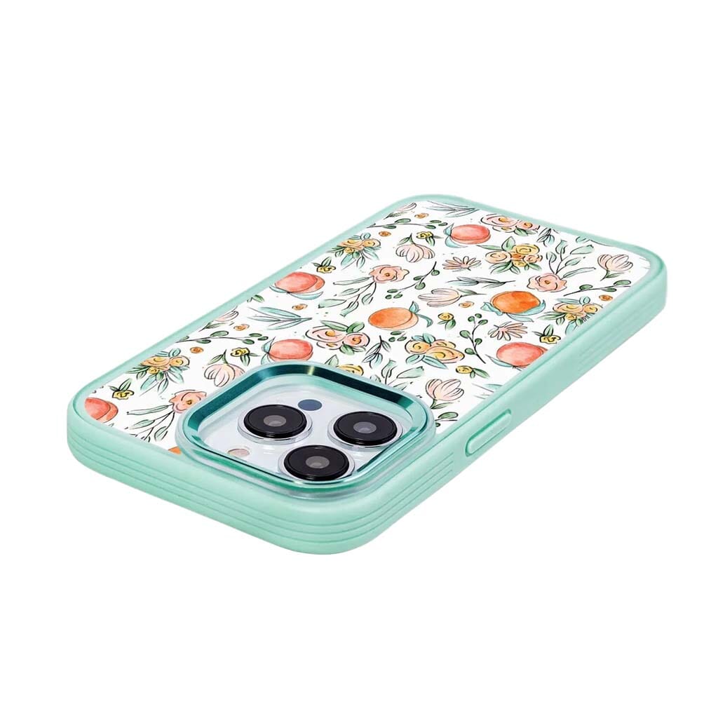 MagSafe iPhone 14 Pro Teal Peachy Case