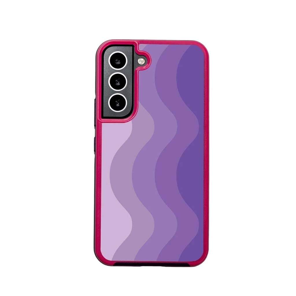 Purple Samsung Galaxy S22 Wave Case
