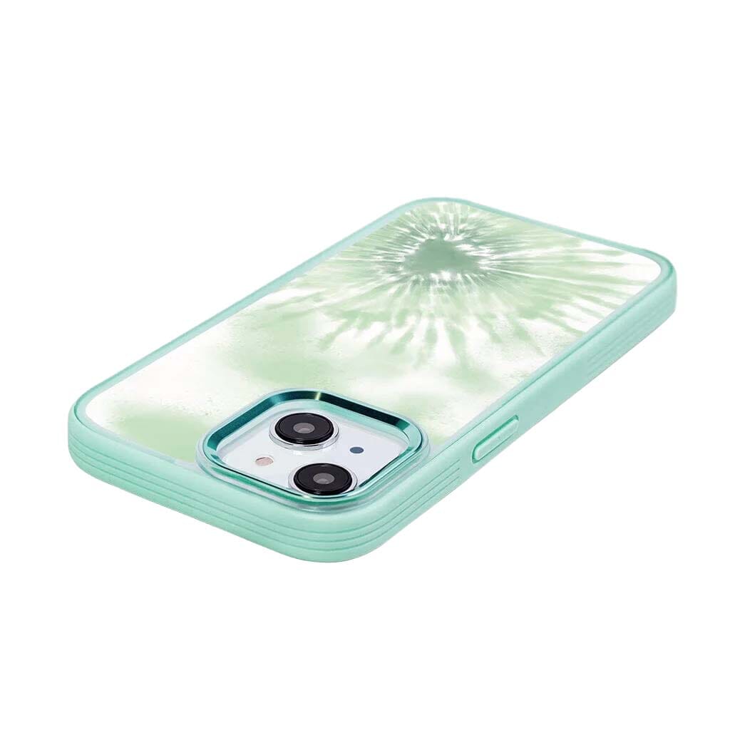 iPhone 15 Plus Case With MagSafe - Green Tie Dye