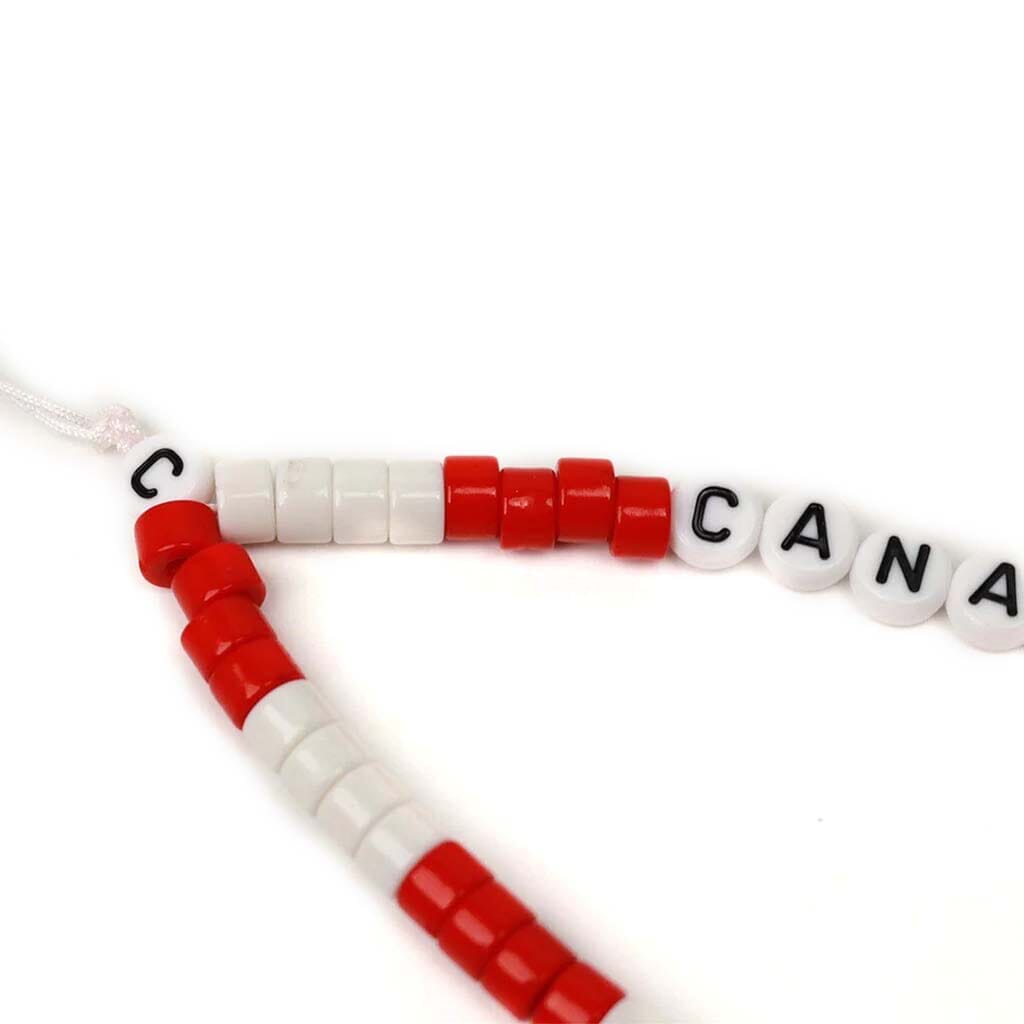 Canada Beaded Phone Charm