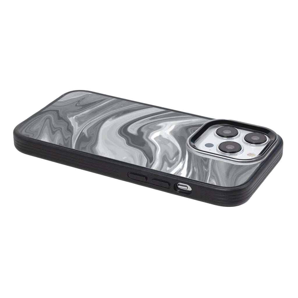 MagSafe iPhone 14 Pro Max Black Swirl Case