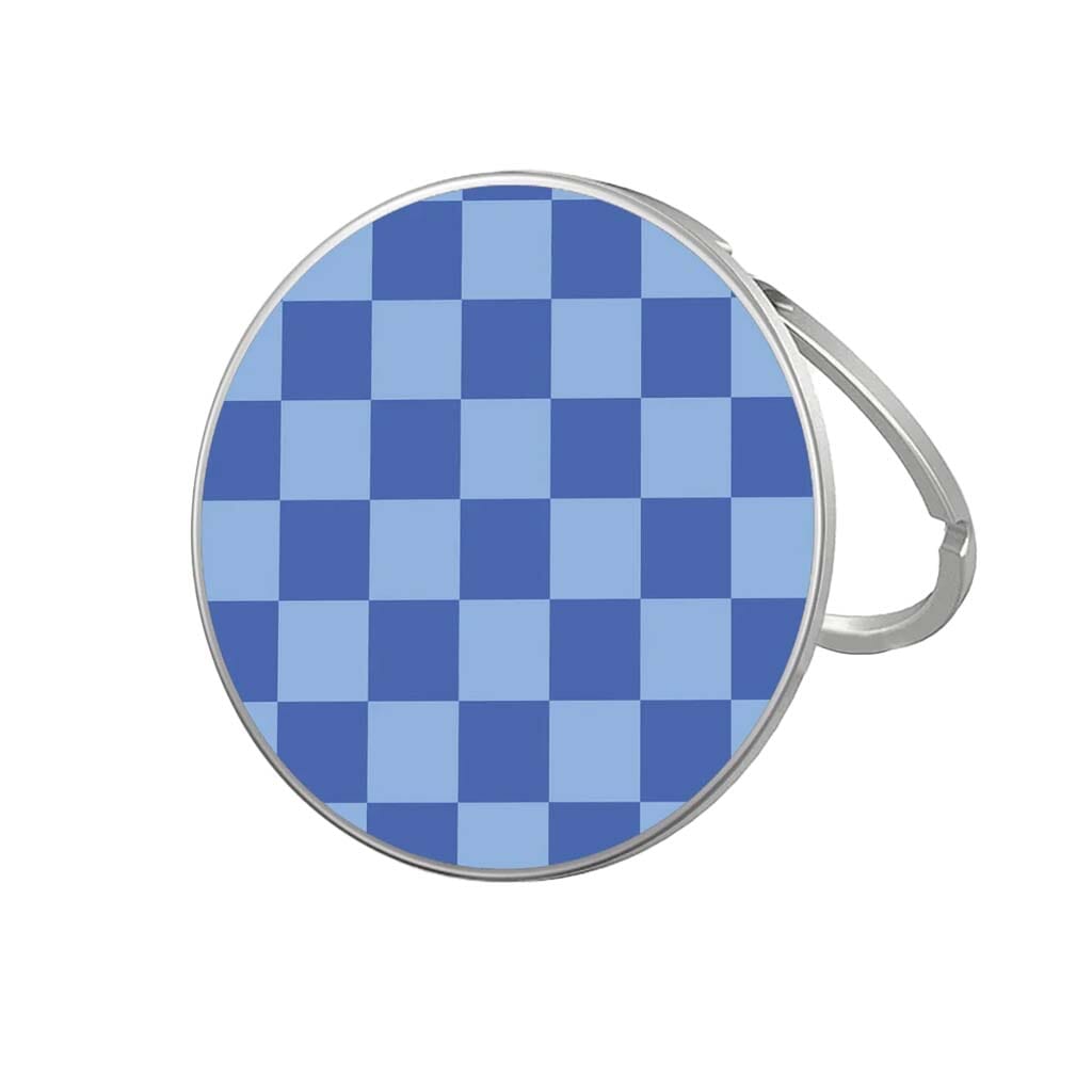 MagSafe Wireless Charger - Blue Checkerboard Pattern