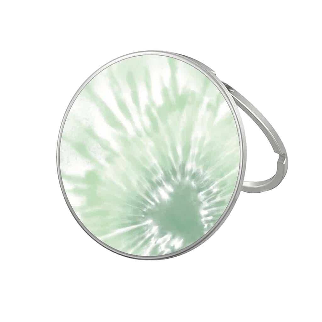 MagSafe Wireless Charger - Green Tie Dye Pattern