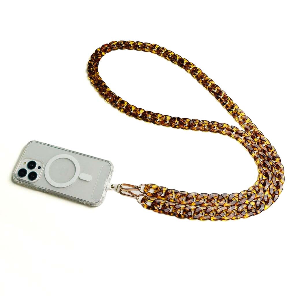 Brown Crossbody Phone Chain