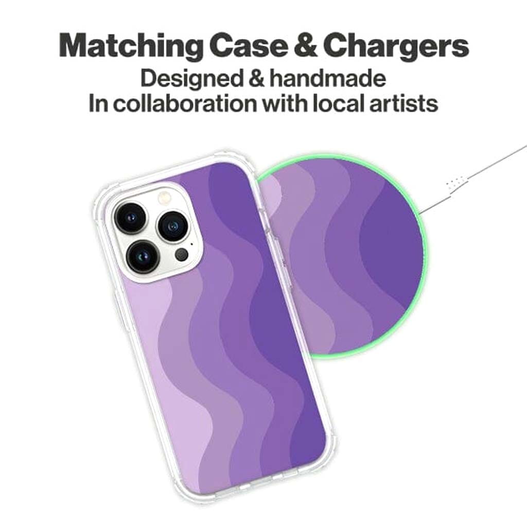 Purple iPhone 14 Wave Case | Caseco Inc.