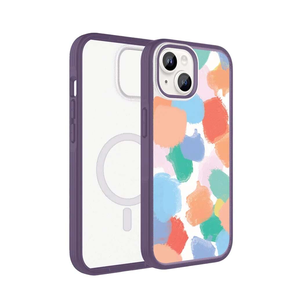 iPhone 15 Plus Case With MagSafe - Colorful Abstract Case