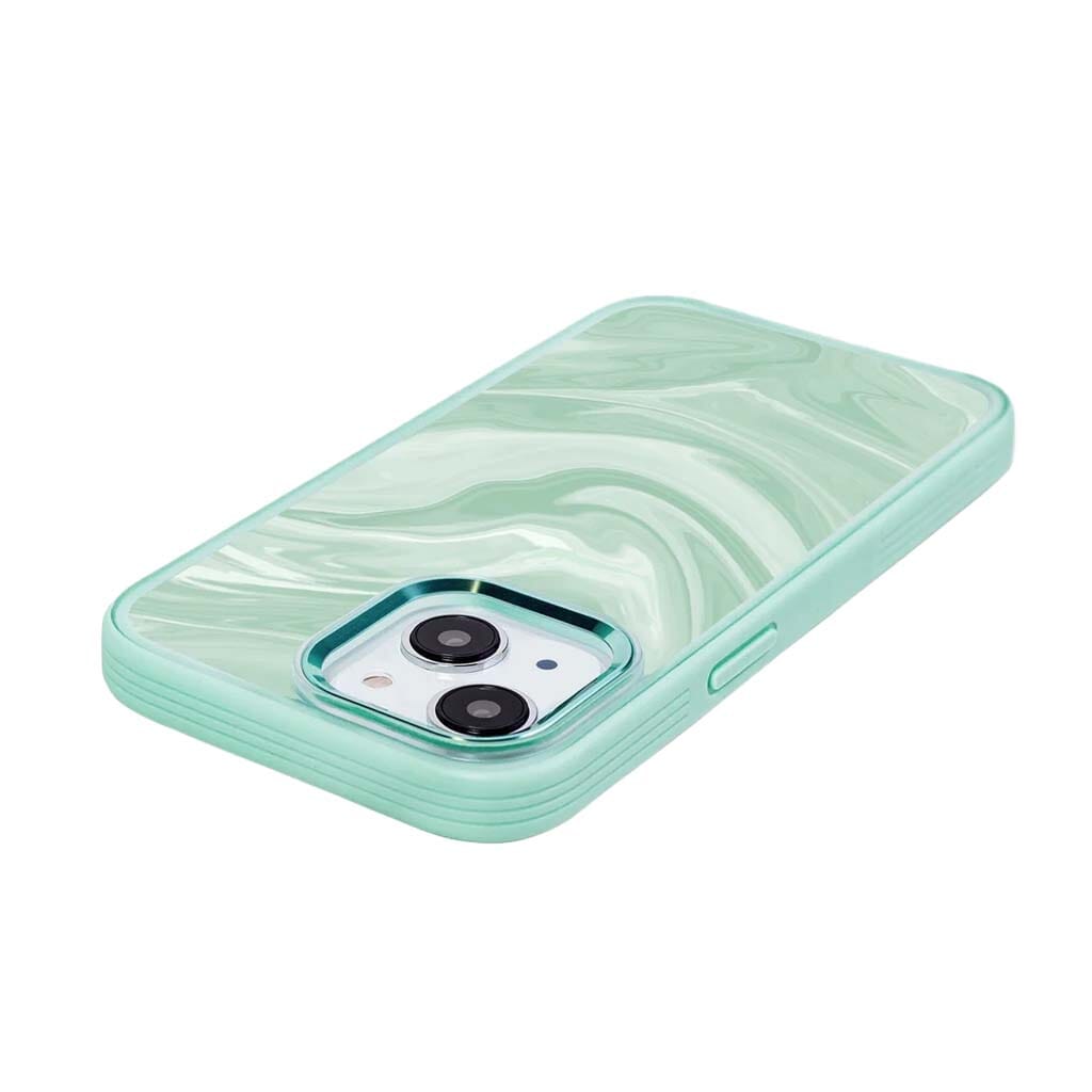 MagSafe iPhone 14 Teal Swirl Case