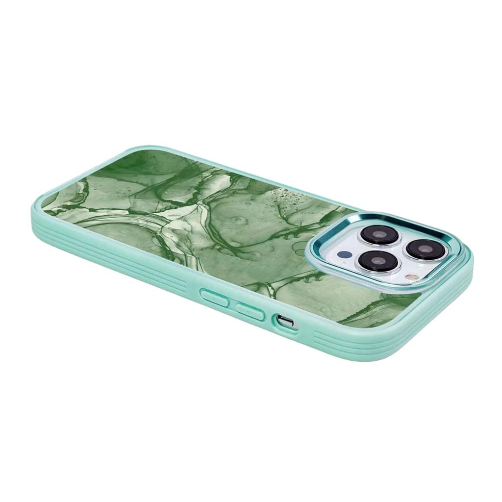 MagSafe iPhone 14 Pro Max Green Marble Case