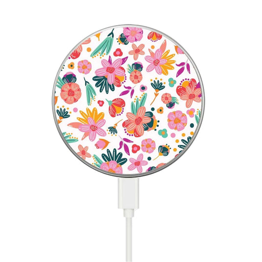Spring Flower Pattern - MagSafe Wireless Charger