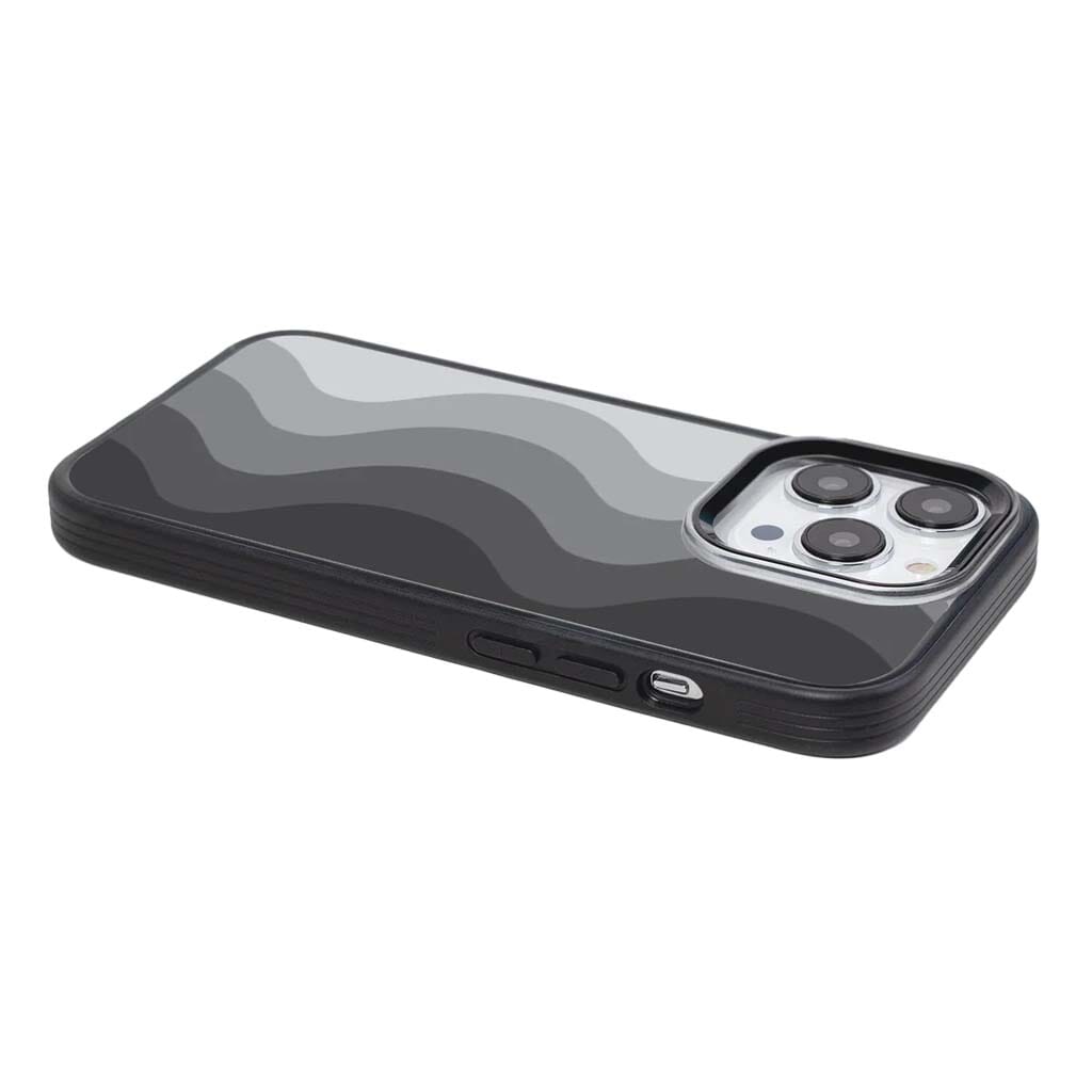 MagSafe iPhone 14 Pro Max Black Wave Case