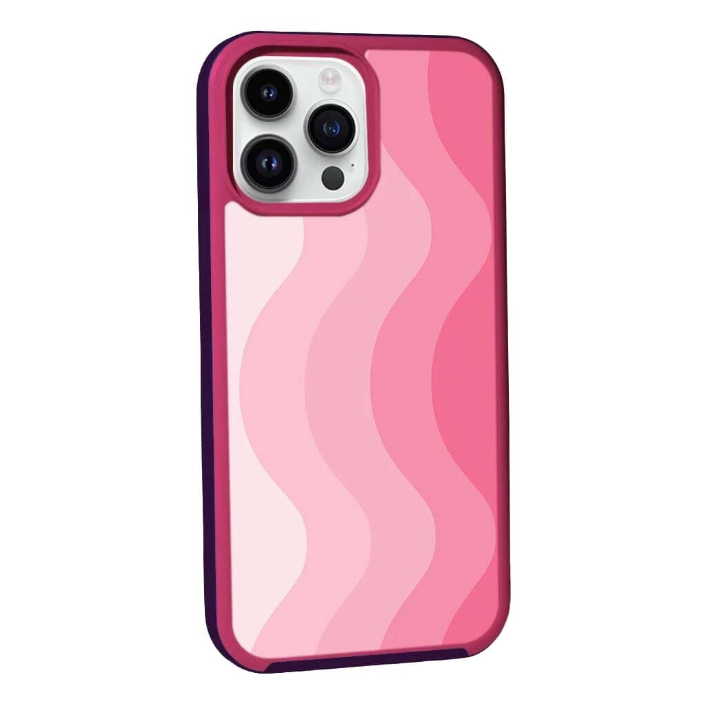 MagSafe iPhone 13 Pro Max Pink Wave Case