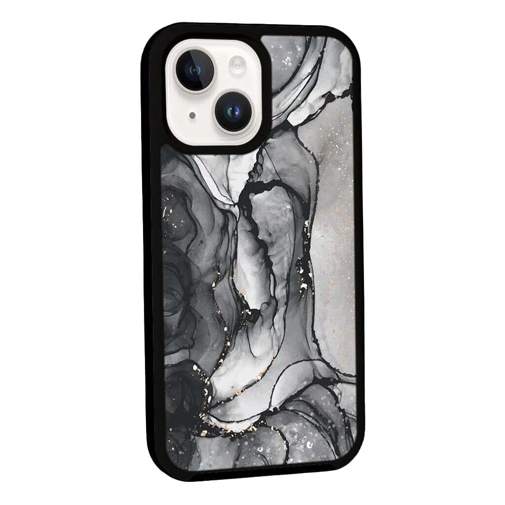MagSafe iPhone 14 Plus Black Marble Case