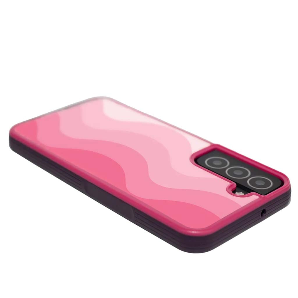 Pink Samsung Galaxy S22 Wave Case
