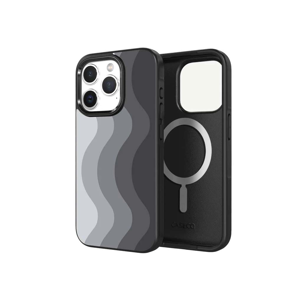 iPhone 15 Pro Case With MagSafe - Black Wave