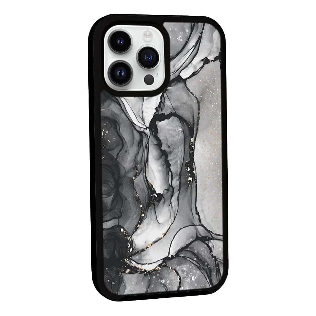 MagSafe iPhone 14 Pro Black Marble Case