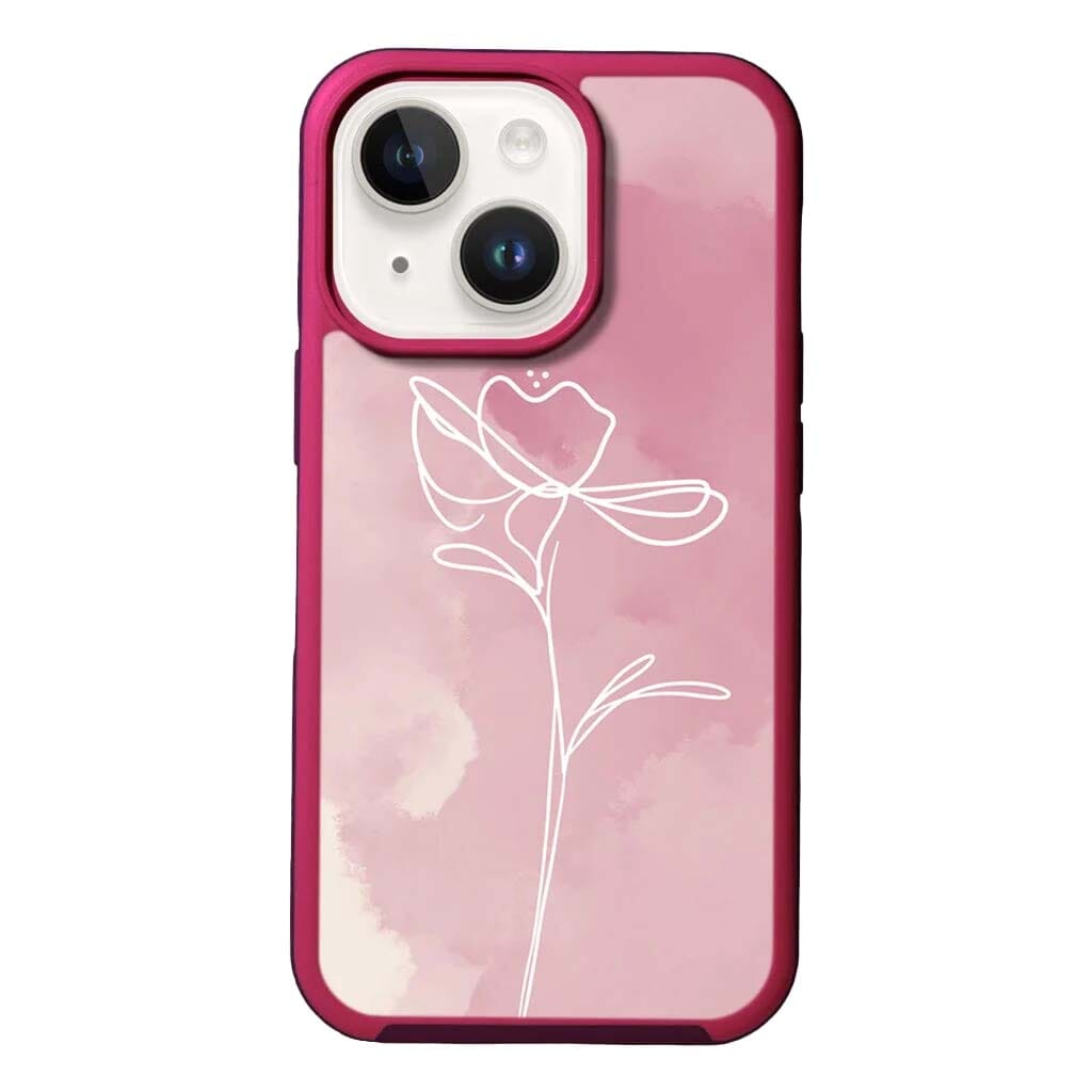 MagSafe iPhone 13 Pink Flower Case