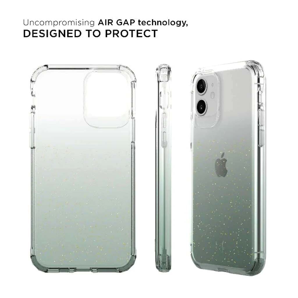 iPhone 12 Mini Clear Case - Sparkle Glitter Design