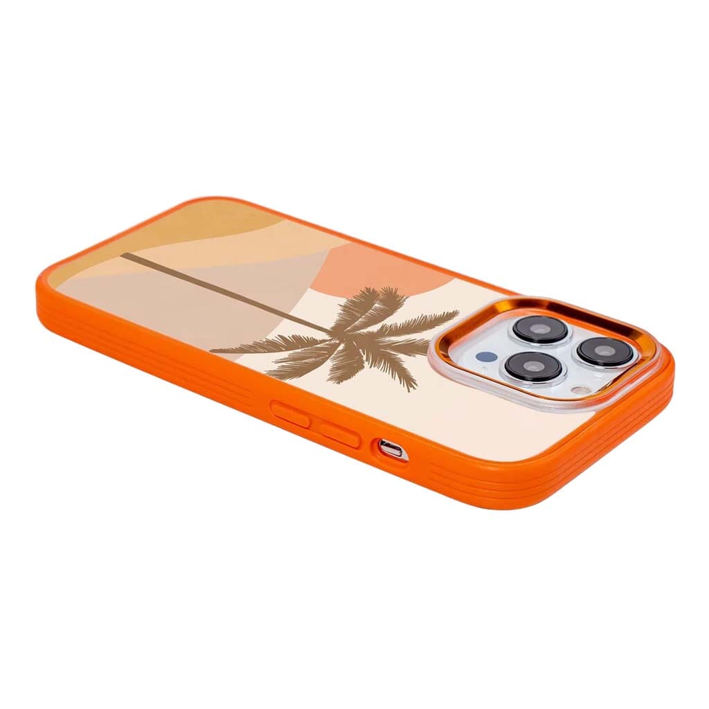 MagSafe iPhone 14 Pro Orange Leaf Case