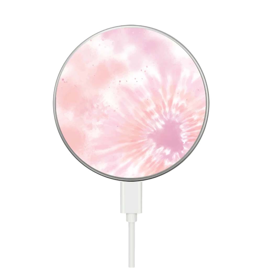Pink Tie Dye Pattern - MagSafe Wireless Charger