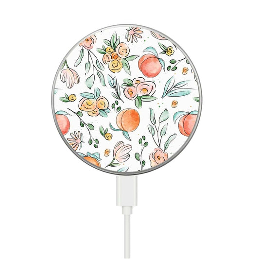 Peachy Pattern - MagSafe Wireless Charger