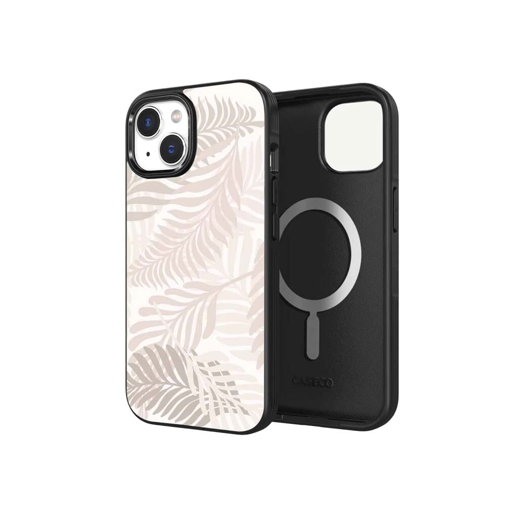 iPhone 15 Plus Case With MagSafe - White Leaf