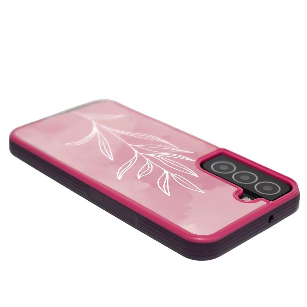 Pink Flower Samsung Galaxy S22 Case