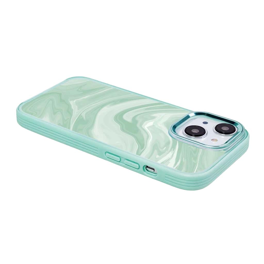 MagSafe iPhone 14 Teal Swirl Case