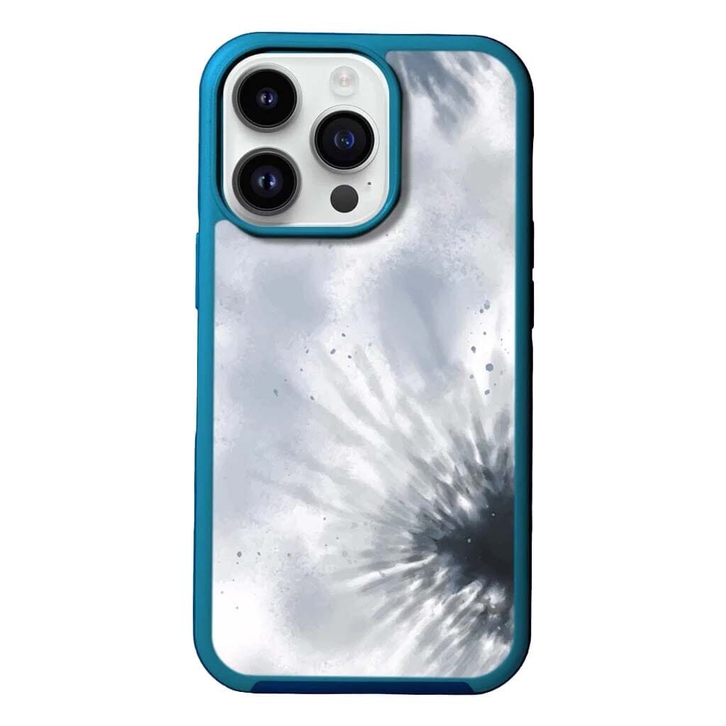 MagSafe iPhone 14 Pro Max Blue Tie Dye Case
