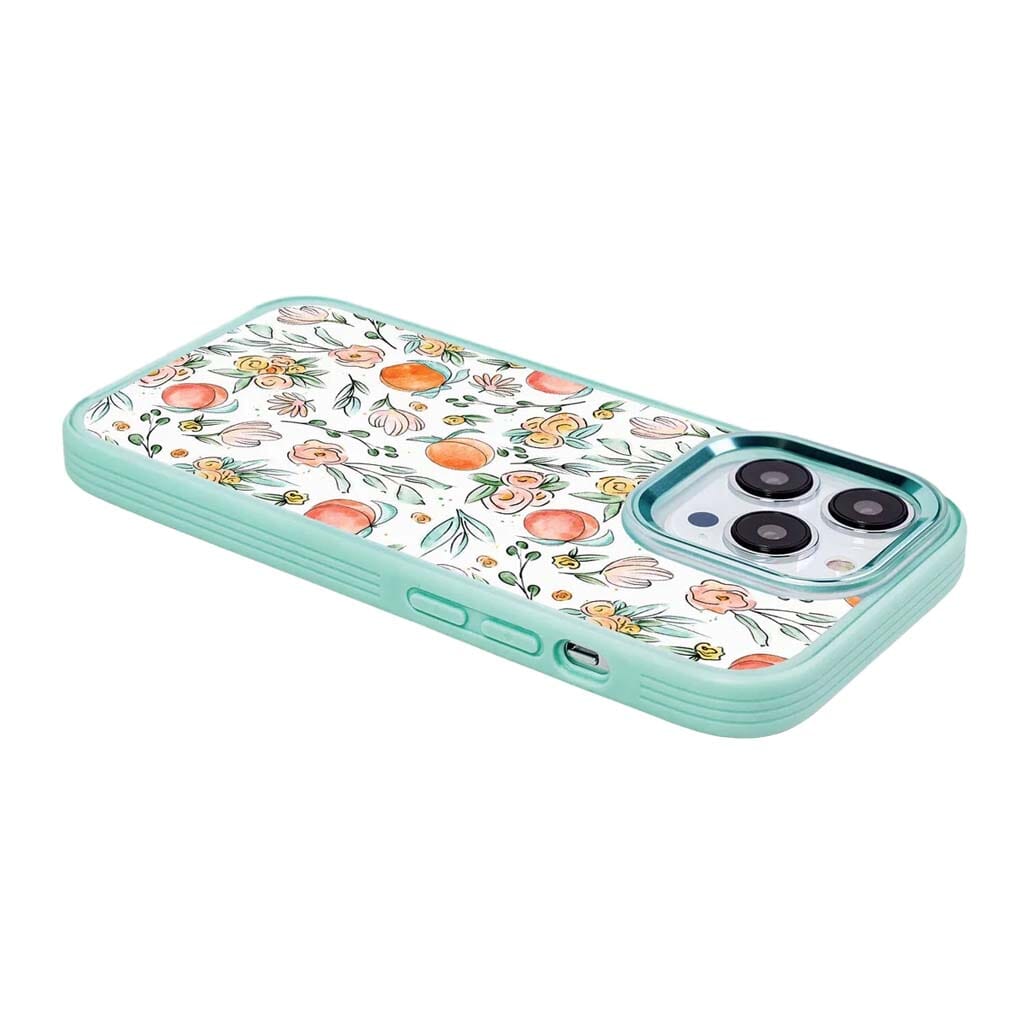 MagSafe iPhone 14 Pro Max Teal Peachy Case