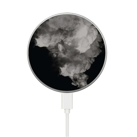 White Cloud Pattern - MagSafe Wireless Charger