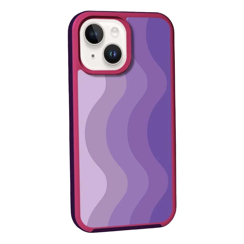 MagSafe iPhone 14 Plus Purple Wave Case