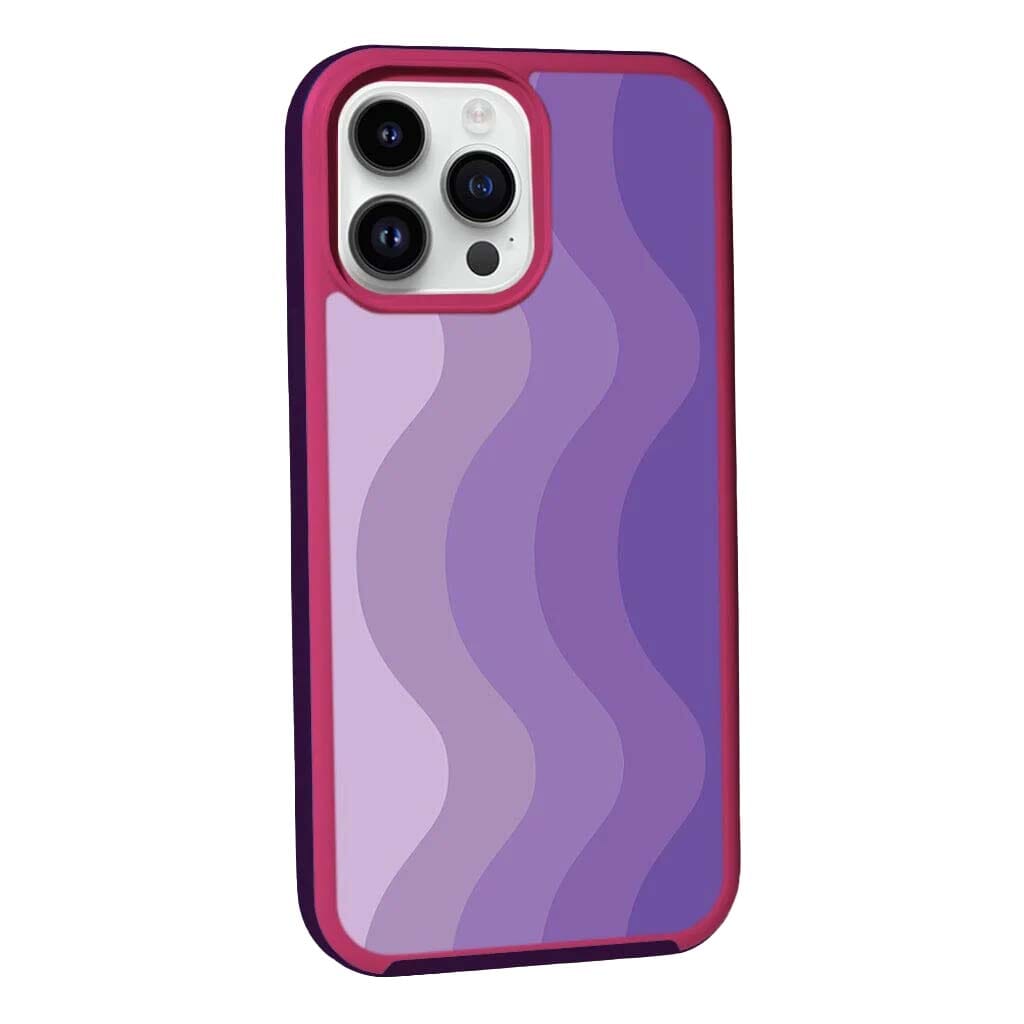 MagSafe iPhone 13 Pro Purple Wave Case