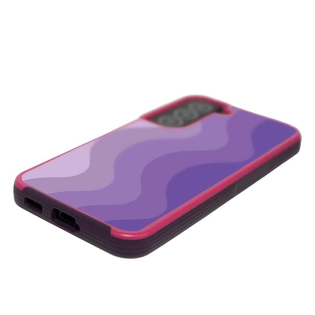 Purple Samsung Galaxy S22 Wave Case
