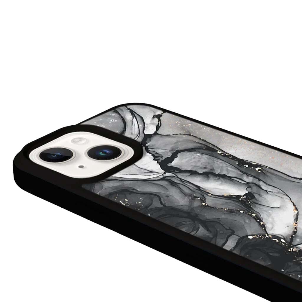 MagSafe iPhone 14 Black Marble Case