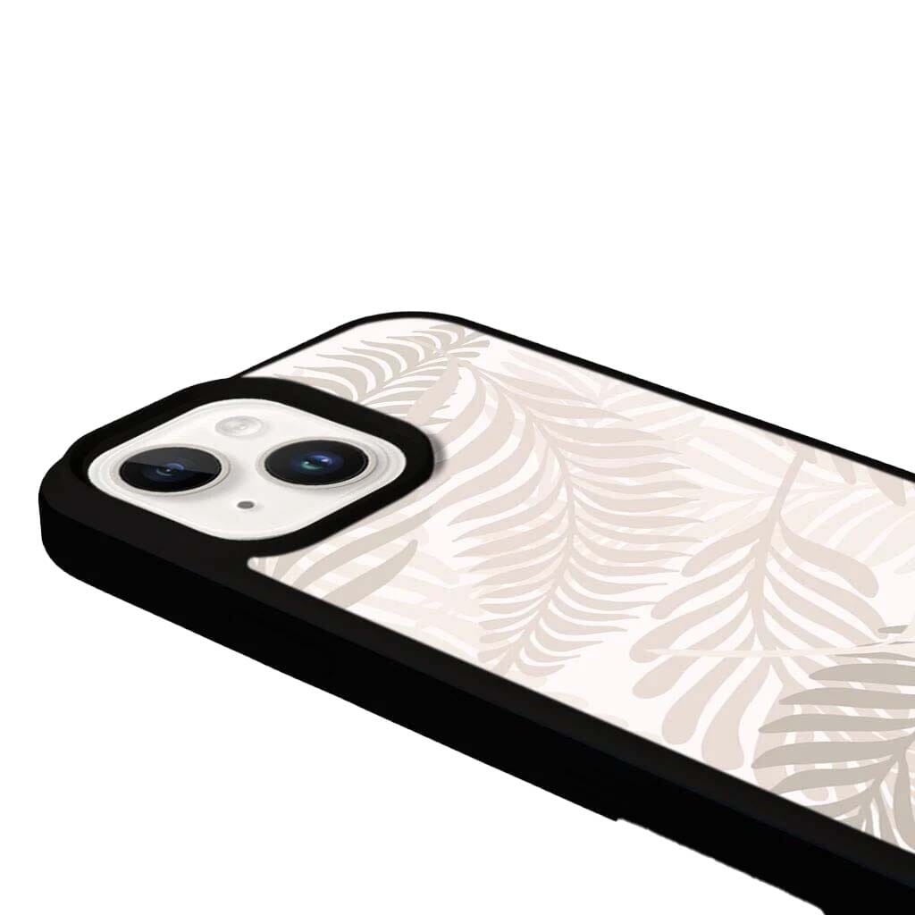 MagSafe iPhone 14 White Leaf Case