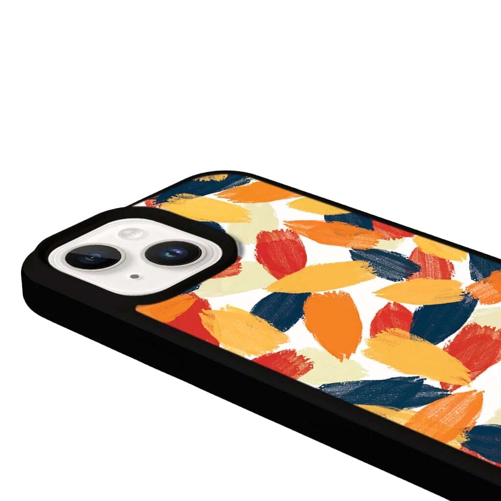 MagSafe iPhone 14 Orange Abstract Case