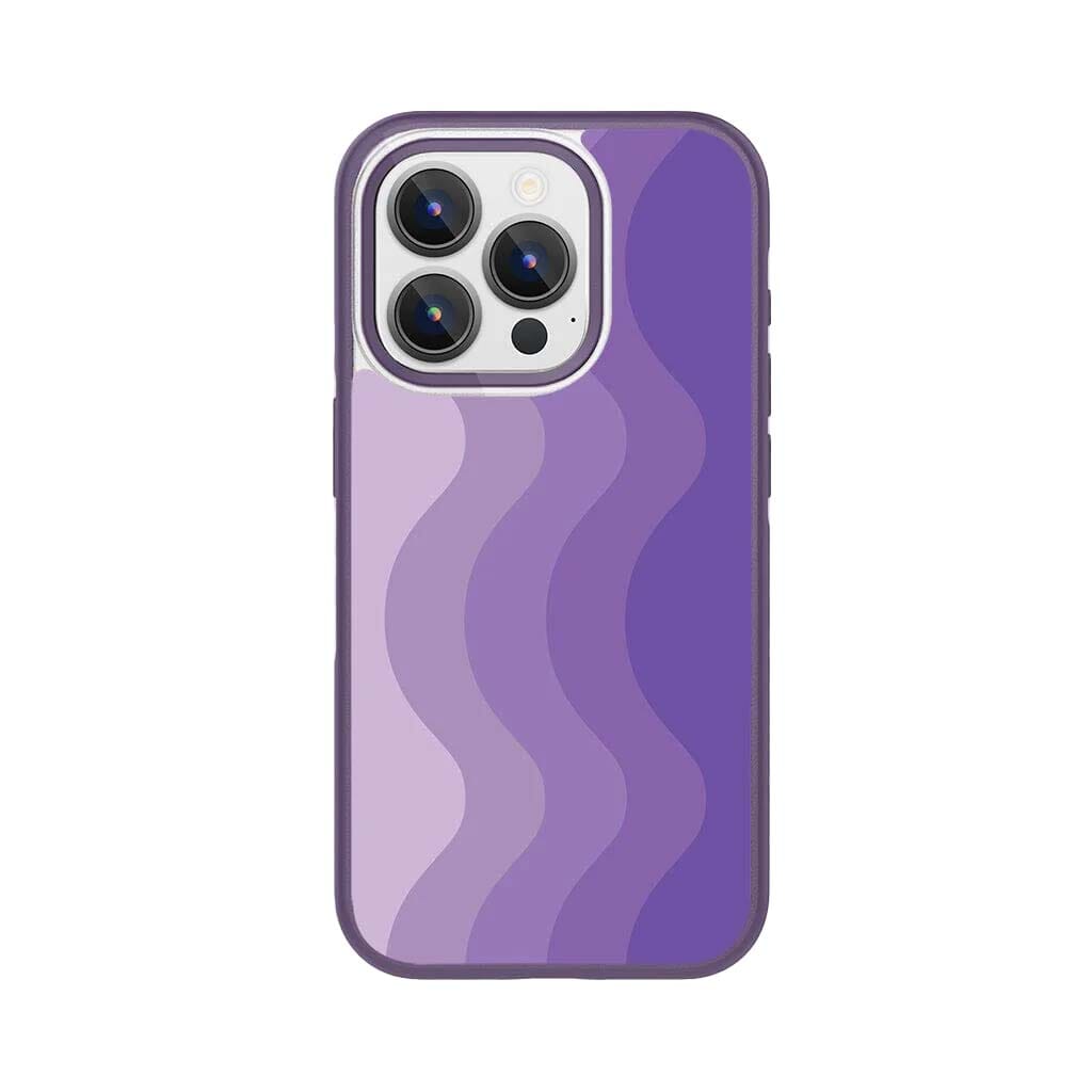 iPhone 15 Pro Max Case With MagSafe - Purple Wave