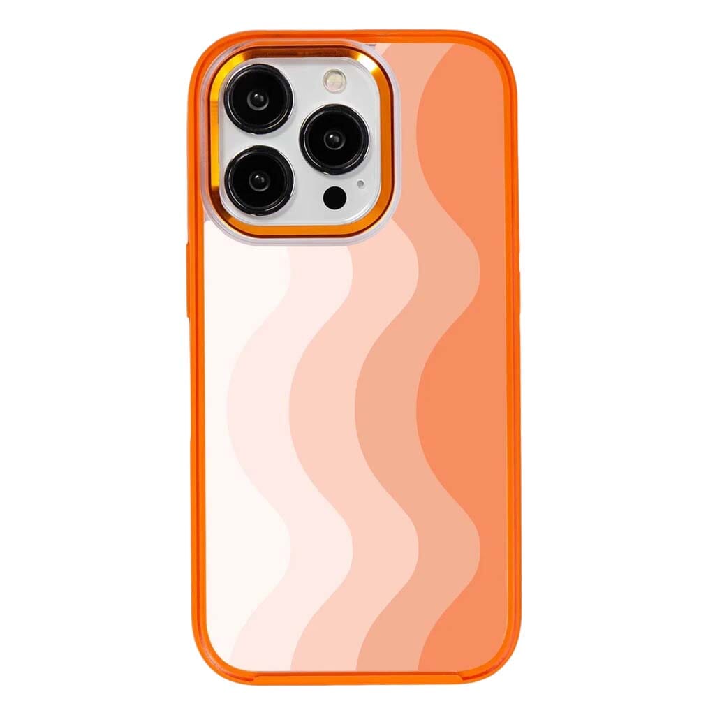 MagSafe iPhone 14 Pro Orange Wave Case