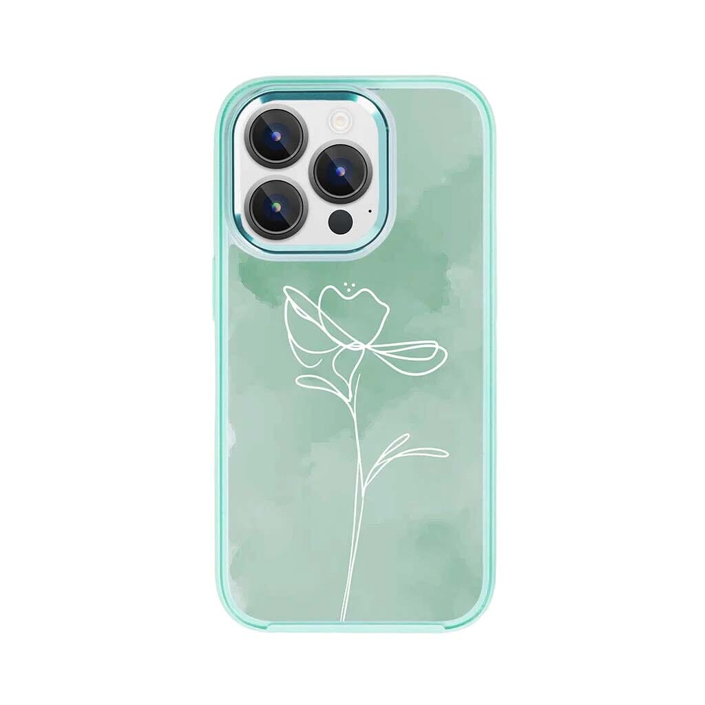 iPhone 15 Pro Max Case With MagSafe - Green Flower