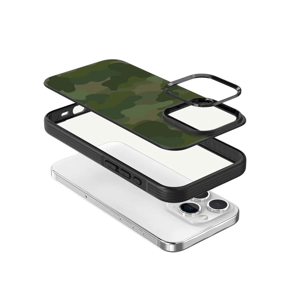 iPhone 15 Pro Max Case With MagSafe - Green Camo