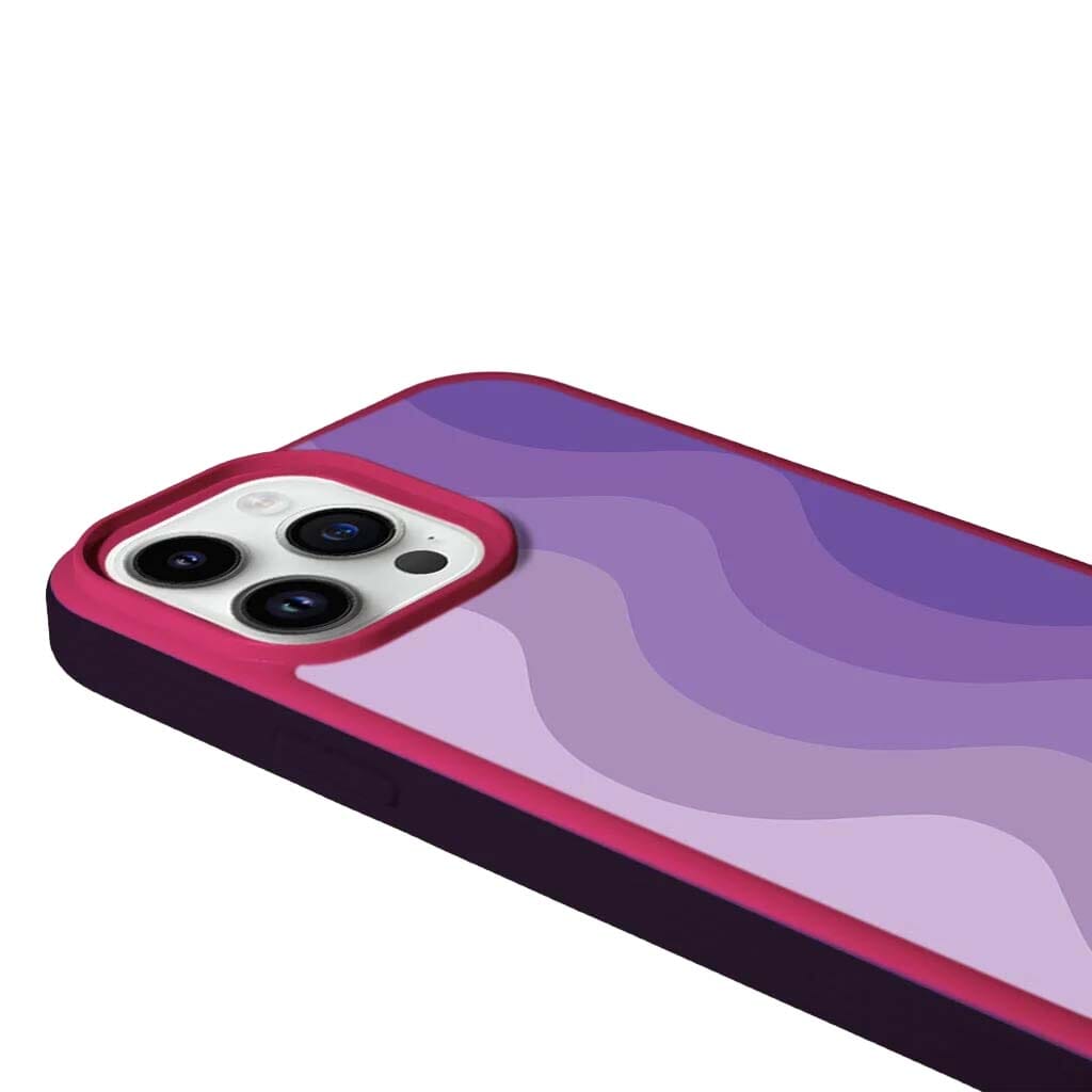 MagSafe iPhone 14 Pro Max Purple Wave Case